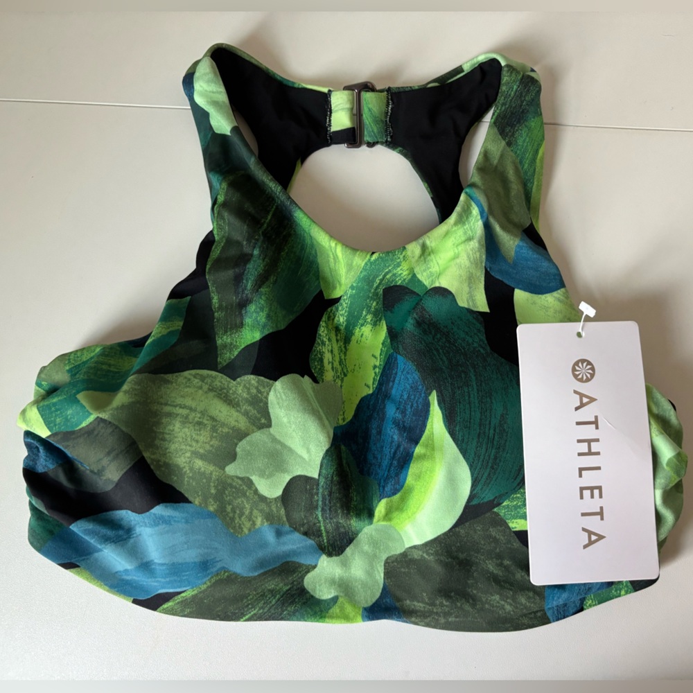 NWT Athleta Maldives Bra Cup Bikini Top 32B/C